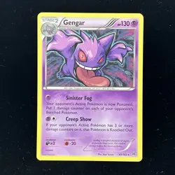 Pokemon Gengar Non Holo Rare TCG Card 60/162 XY Breakthrough MP - Image 1
