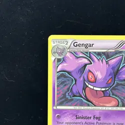 Pokemon Gengar Non Holo Rare TCG Card 60/162 XY Breakthrough MP - Image 2