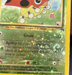 2001 Pokemon, Southern Islands, #7/18 Ledyba, Reverse Holo - Image 4