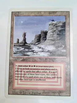 MTG - Plateau - Revised - Dual Land R/W - LP - Magic The Gathering cs01 - Image 2