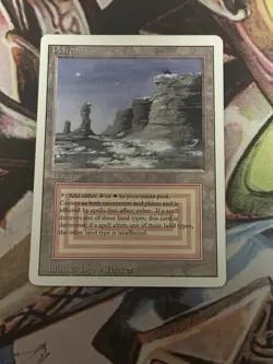 Plateau Revised Edition Dual Land Magic: The Gathering LP CLEAN FRONT - Image 1