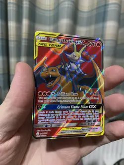 Charizard & Braixen GX 212/236 Cosmic Eclipse Full Art Ultra Rare Pokemon TCG NM - Image 3