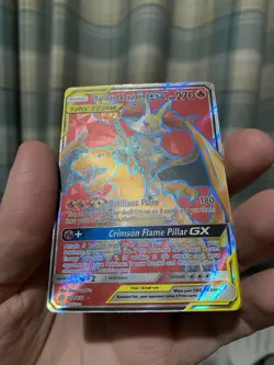 Charizard & Braixen GX 212/236 Cosmic Eclipse Full Art Ultra Rare Pokemon TCG NM - Image 4