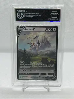2022 Pokemon ARCEUS V SWSH204 Black Star Promo Arceus V Figure Coll MINT 9.5 - Image 1