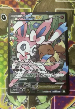 Pokemon TCG Leafeon GX, Sylveon EX, Glaceon VSTAR Full Art Holo Card Lot - Image 3