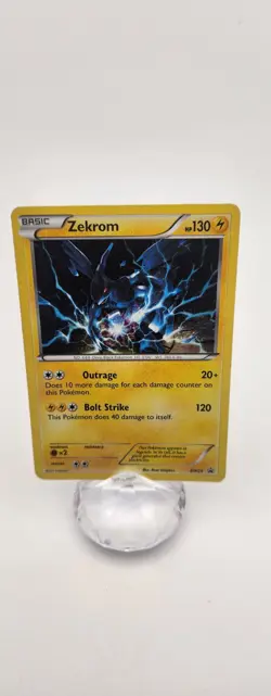 Pokemon TCG Card Zekrom BW24 Black Star Promo Holo LP/NM Pokemon Nintendo Rare - Image 1