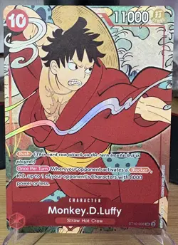Monkey D Luffy ST10-006 English Version 1st Anniversary Set Promo One Piece Card - Image 1
