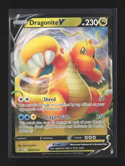Pokemon SWSH: Sword & Shield Promo Cards #SWSH154 Holo Promo Dragonite V - Image 1