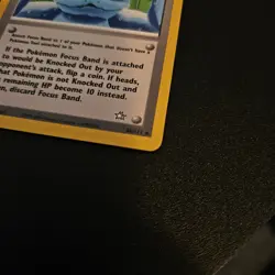 Pokemon Neo Genesis Regular Rare Vintage Trainer Card Focus Band 86/111 - Image 4