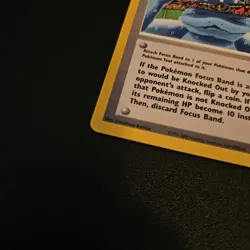 Pokemon Neo Genesis Regular Rare Vintage Trainer Card Focus Band 86/111 - Image 5