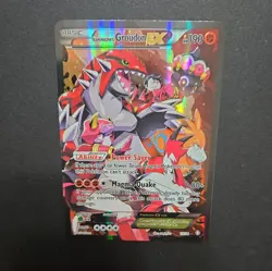 Pokemon TCG Team Magma's Groudon EX Holo Full Art Rare Card 15/34 Double Crisis - Image 1