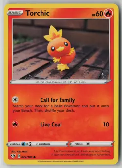 Torchic 22/189 Pokemon Darkness Ablaze Common Near Mint Card (NM) 1 - Image 1