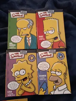 The Simpsons Trading Card Game Theme Deck Set Of 4 (3 Decks Are Sealed) - Image 2