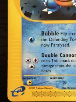 2002 Pokemon TCG Blastoise E-Series Expedition Base Set 36/165 Non-Holo NM/MT - Image 5