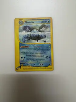 BLASTOISE 37/165 Expedition Base Set - Non Holo Rare Pokemon Card TCG Vintage - Image 2