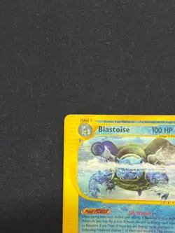BLASTOISE 37/165 Expedition Base Set - Non Holo Rare Pokemon Card TCG Vintage - Image 3
