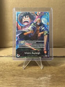 Silvers Rayleigh OP12-001 Alt Art L Legacy Of The Master One Piece Card Game ENG - Image 4