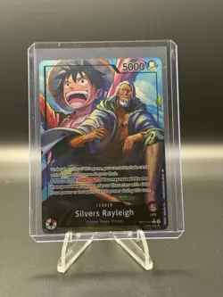 Silvers Rayleigh OP12-001 Alt Art L Legacy Of The Master One Piece Card Game ENG - Image 1