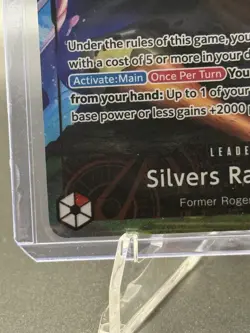 Silvers Rayleigh OP12-001 Alt Art L Legacy Of The Master One Piece Card Game ENG - Image 3
