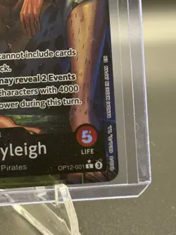 Silvers Rayleigh OP12-001 Alt Art L Legacy Of The Master One Piece Card Game ENG - Image 4
