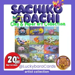 Artist Collection - Sachiko Adachi Clay & Paper Art Cards Pokemon Cards Vintage - Image 1