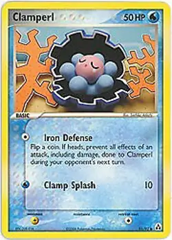 Pokemon ex Legend Maker 51/92 Clamperl Card - Image 1