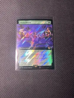 Elven Chorus Extended Art Surge Foil The Lord of the Rings MTG LTR 0775 - Image 1