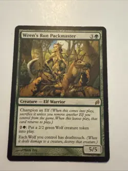 MTG Wren's Run Packmaster x1 LP Lorwyn Magic the Gathering English EDH Commander - Image 1