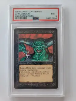 JUZAM DJINN - PSA 9 - MTG Arabian Nights - Image 1