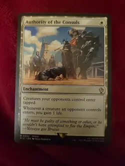 MTG Authority of the Consuls [FINAL FANTASY Commander] Near Mint Magic NM - Image 1