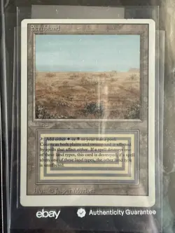 Scrubland Revised Lp Lightly Played Magic The Gathering A - Image 1