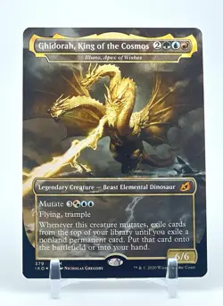 Ghidorah, King of the Cosmos - Illuna, Apex of Wishes Ikoria Borderless Foil - Image 1