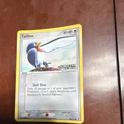 Pokemon TCG-Taillow-EX Delta Species-86/113-40HP-Reverse HOLO-Nintendo-English - Image 1
