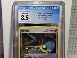 Pokemon Ex Emerald - Deoxys Holo (Speed) #2 - CGC 8.5 - Image 2