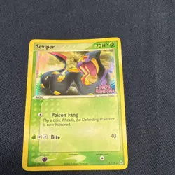 Pokemon TCG-Seviper-EX Holon Phantoms-32/110-70HP-Reverse Holo-Rare-English-2006 - Image 1