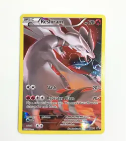 Pokemon TCG 2015 XY Black Star Promo Reshiram Holo Full Art XY74 - Image 2