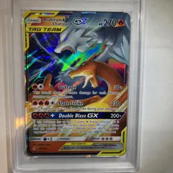2019 Pokemon Reshiram & Charizard GX Holo Sun Moon Unbroken Bonds 20/214 PSA 9 - Image 2