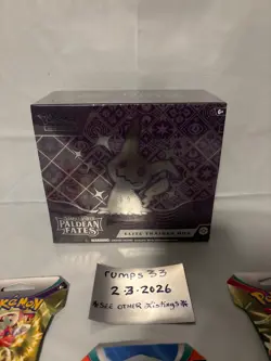 Pokemon Paldean Fates ETB Elite Trainer Box New Factory Sealed + Boosters - Image 2