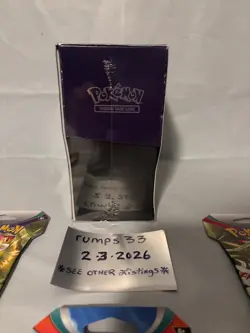 Pokemon Paldean Fates ETB Elite Trainer Box New Factory Sealed + Boosters - Image 5