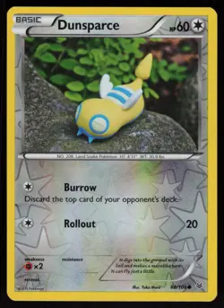 Dunsparce 68/108 Pokemon Roaring Skies Common Reverse Holo MP - Image 1