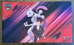 TEAM ROCKET'S MEWTWO GIOVANNI PROMO REGIONAL PLAYMAT 174/182 POKEMON - Image 1