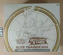 POKEMON SWORD & SHIELD BRILLIANT STARS FACTORY SEALED ELITE TRAINER BOX ETB 820650850127 - Image 1