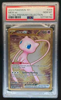 2023 Pokemon SV 151 Mew ex Ultra Premium Collection #205/165 PSA 10 - Image 1