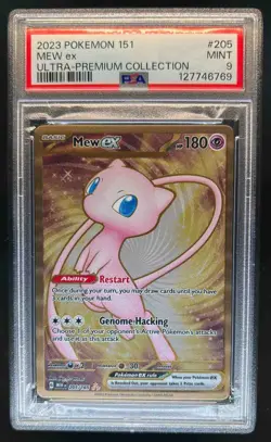 2023 Pokemon SV 151 Mew ex Ultra Premium Collection #205/165 PSA 9 - Image 1