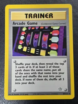 Pokemon TCG Arcade Game (Goldenrod Game Corner) 83/111 Neo Genesis Regular LP - Image 1