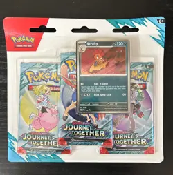 Pokemon Scarlet and Violet Journey Together 3Pack Blister NEW 🚚✅ - Image 1