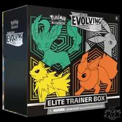 Evolving Skies ETB/Elite Trainer Box (Flareon Art) Pokemon 2021 - Image 1