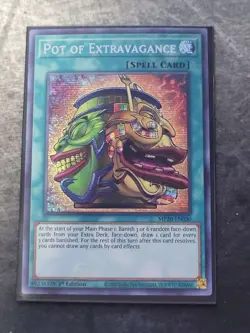 Yu-Gi-Oh! TCG Pot of Extravagance x2 MP20-EN030 1st Prismatic Secret Rare - Image 2