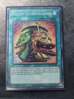 Yu-Gi-Oh! TCG Pot of Extravagance x2 MP20-EN030 1st Prismatic Secret Rare - Image 3