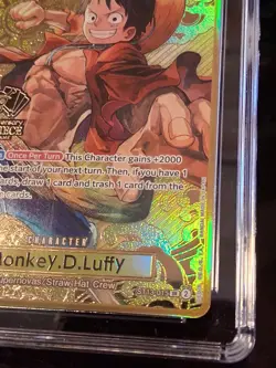 ✨2025 One Piece Monkey D. Luffy English 2nd Anniversary Set ST13-015 CGC/PSA 10 - Image 4